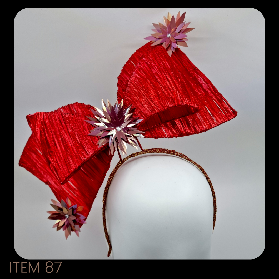 Item 87 - Ruby Red Bow